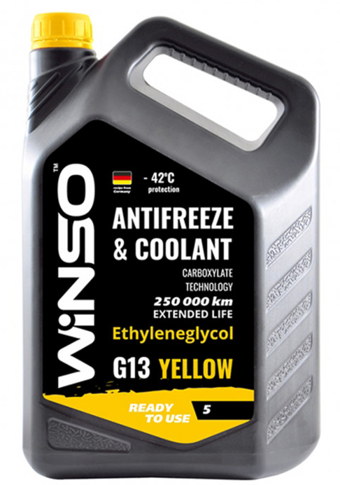 ANTIFREEZE WINSO YELLOW G13 (жовтий) Антифриз готовий до використання